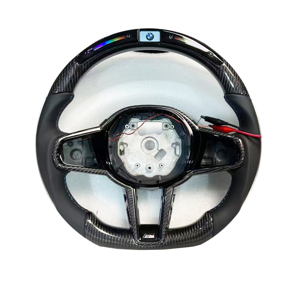 BMW G80/G81/G82/G83/87 G20 G30 Carbon Fiber CS Steering Wheel LED