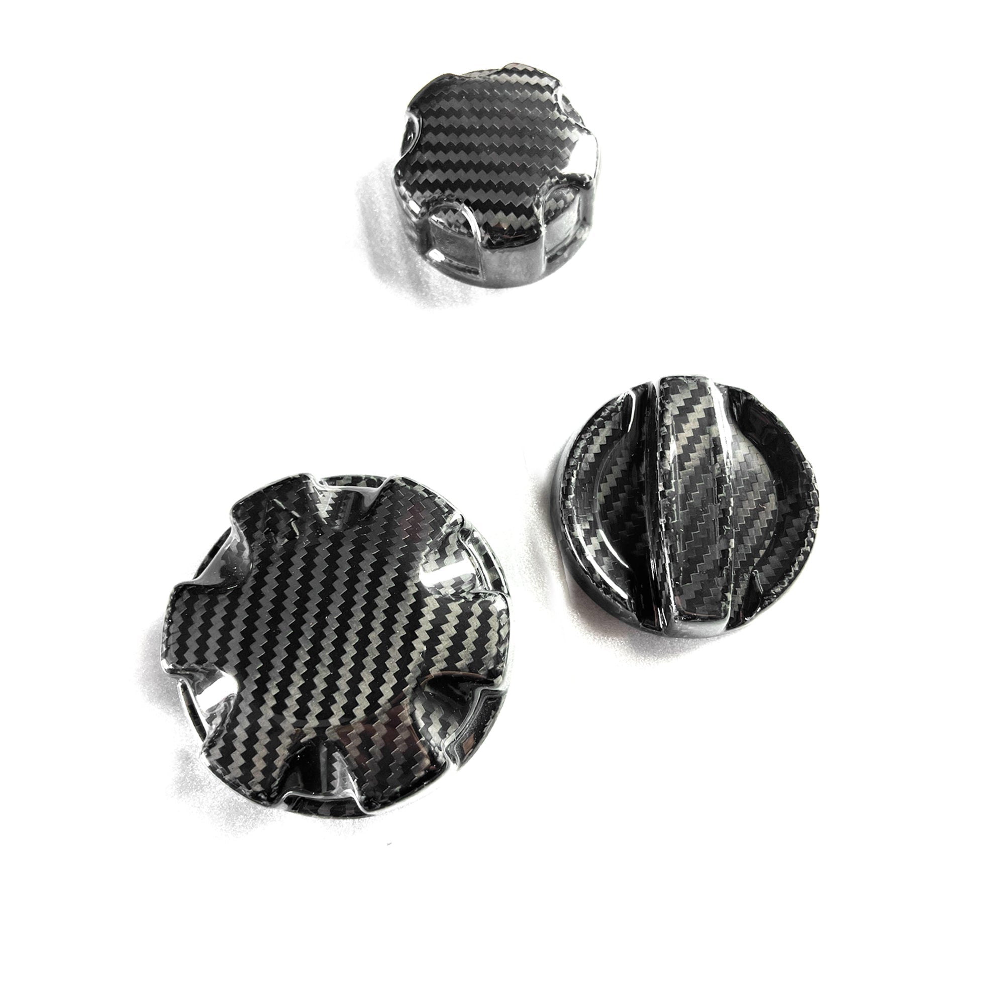 BMW G80 G82 G87 X3M X4M Engine Bay oil Cap Set Carbon Fiber