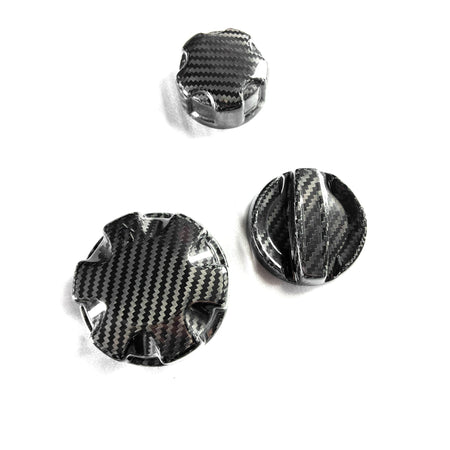 BMW G80 G82 G87 X3M X4M Engine Bay oil Cap Set Carbon Fiber