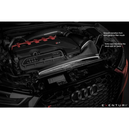 Eventuri Carbon Stage 3 Ansaugsystem fÙr Audi 8V RS3 und 8S TTRS - mit CH-Strassenzulassung