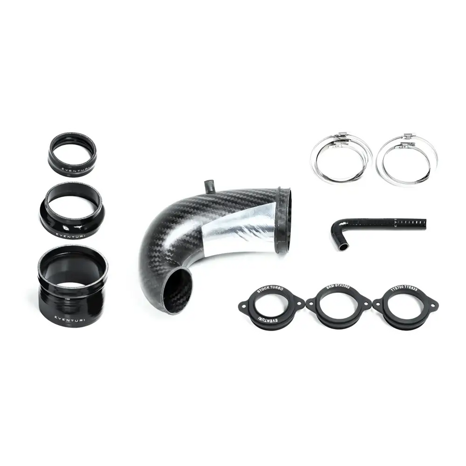 Eventuri Carbon Turbo Inlet fÙr Audi Audi RS3 8V.2/8Y | TTRS 8S | RSQ3 - kein Flansch