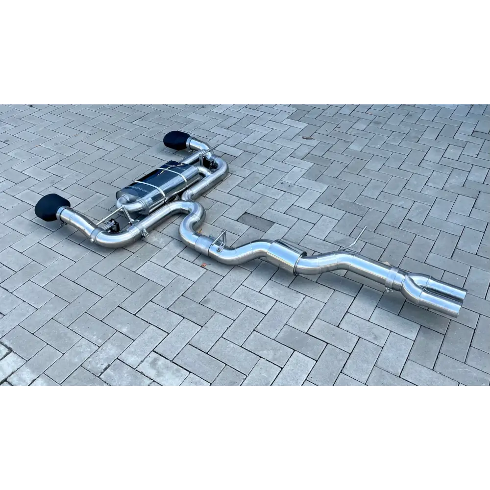 L-Performance - Audi RS3 8V VFL - Terrorline V1 Klappenabgasanlage 3,5 auf 2x3 Zoll - Abgasanlagen / Downpipes