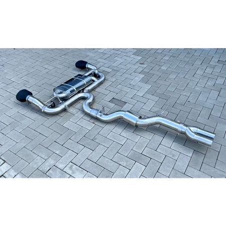 L-Performance - Audi RS3 8V VFL - Terrorline V1 Klappenabgasanlage 3,5 auf 2x3 Zoll - Abgasanlagen / Downpipes