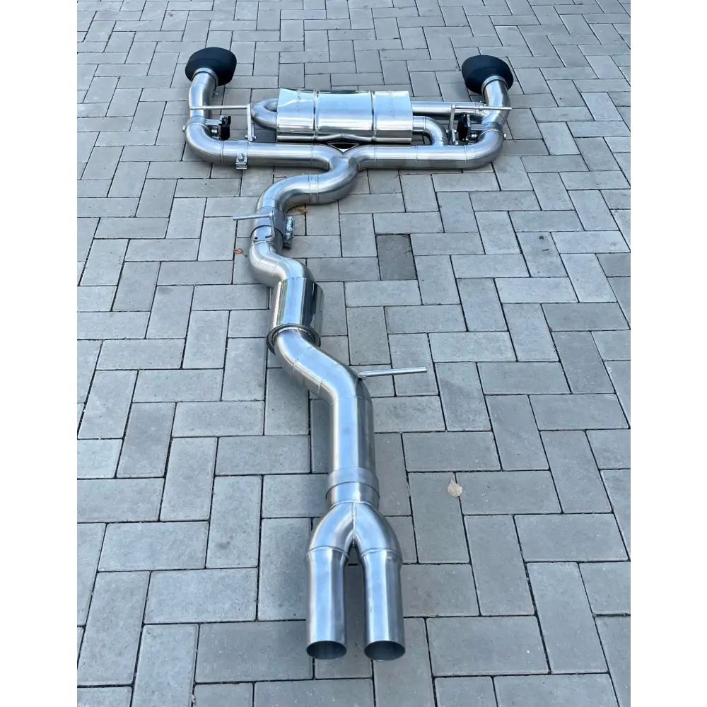 L-Performance - Audi RS3 8V VFL - Terrorline V1 Klappenabgasanlage 3,5 auf 2x3 Zoll - Abgasanlagen / Downpipes