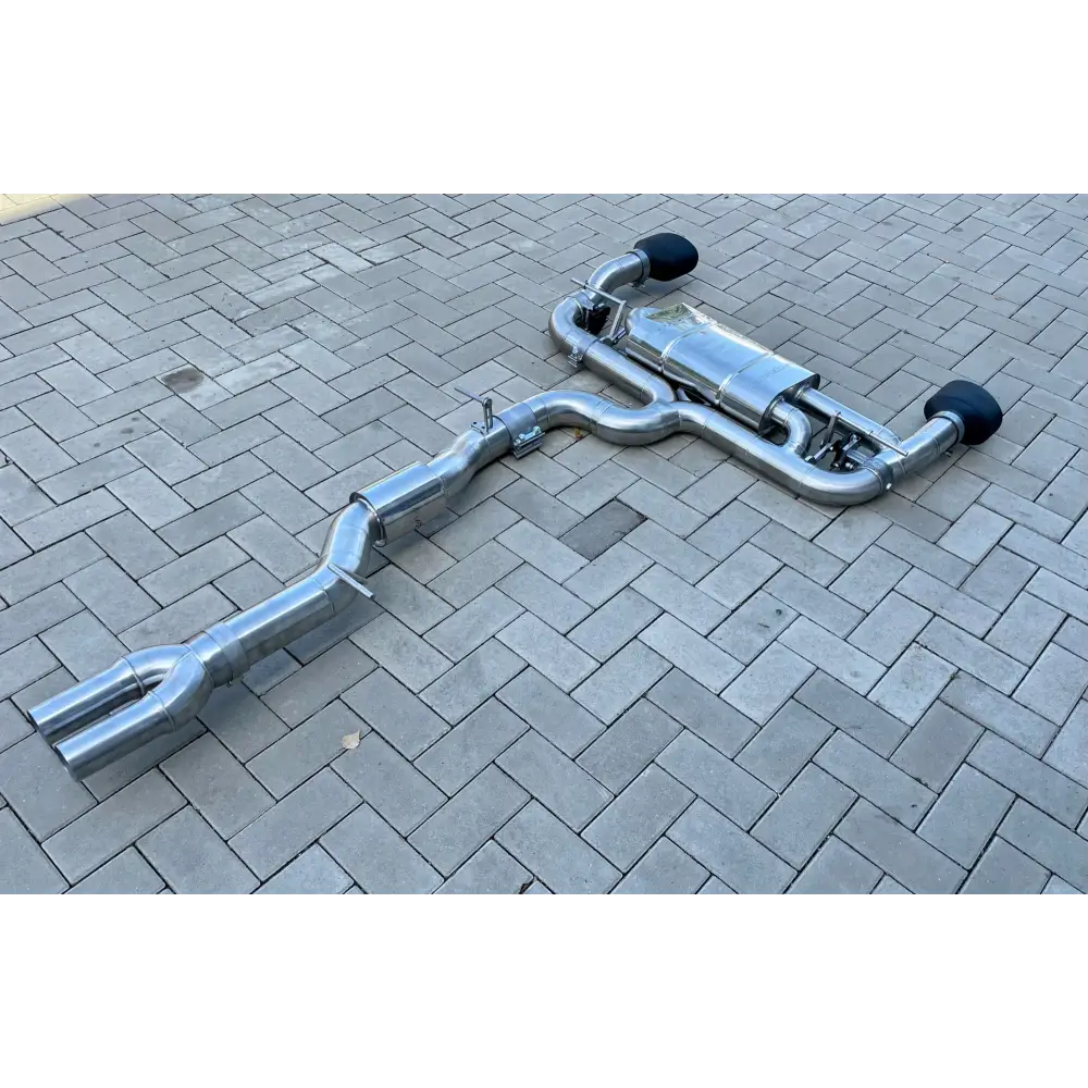 L-Performance - Audi RS3 8V VFL - Terrorline V1 Klappenabgasanlage 3,5 auf 2x3 Zoll - Abgasanlagen / Downpipes