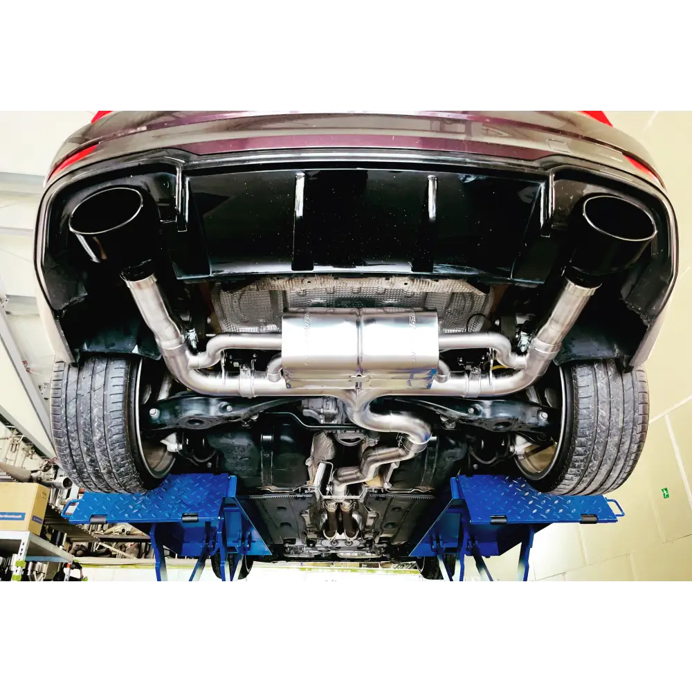 L-Performance - Audi TTRS 8S Terrorline V2 Klappenabgasanlage 3,5 Zoll auf 2x3 Zoll - mit CH Zulassung - Abgasanlagen