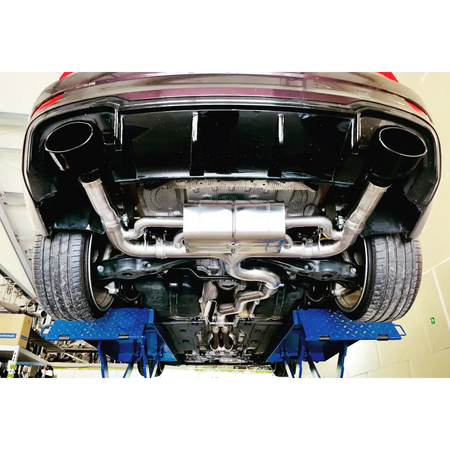 L-Performance - Audi TTRS 8S Terrorline V2 Klappenabgasanlage 3,5 Zoll auf 2x3 Zoll - mit CH Zulassung - Abgasanlagen