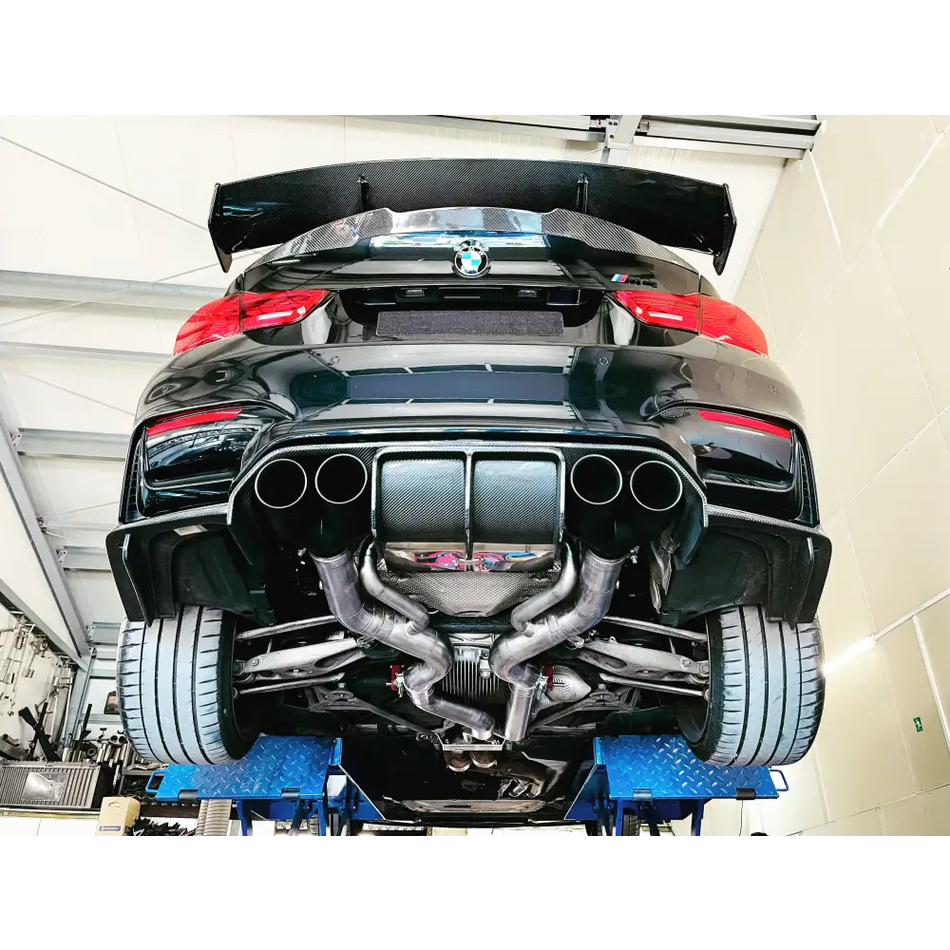 L-Performance - BMW M3 M4 F-Modelle + Competition - 2x 3,5Zoll Xtreme - Klappenauspuffanlage mit CH-Zulassung