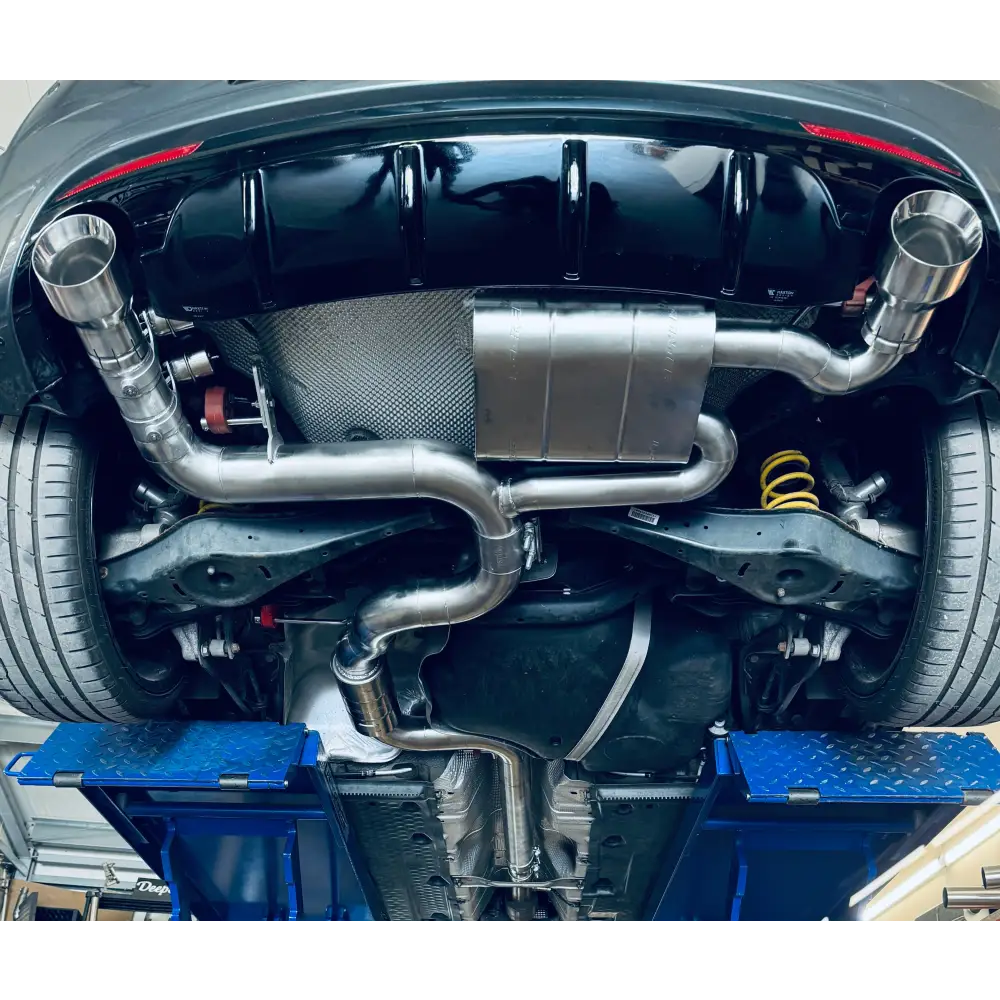 L-Performance - Golf 6 GTI ED35 - Klappenabgasanlage Terrorline 3,5 Zoll - Abgasanlagen / Downpipes