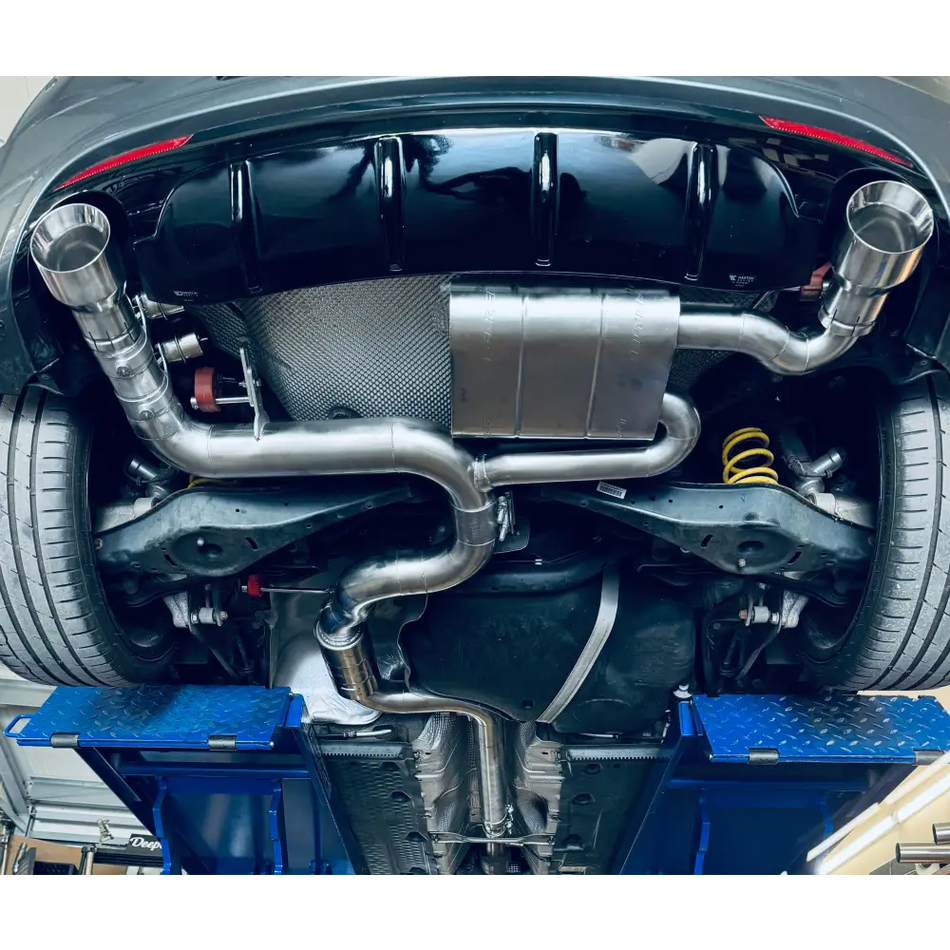 L-Performance - Golf 6 GTI ED35 - Klappenabgasanlage Terrorline 3,5 Zoll - Abgasanlagen / Downpipes