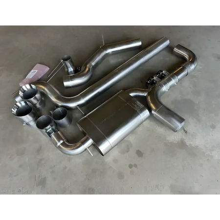 L-Performance - Golf 7R FL Variant - Terrorline-V4 Klappenauspuff 3,5Zoll - Abgasanlagen / Downpipes