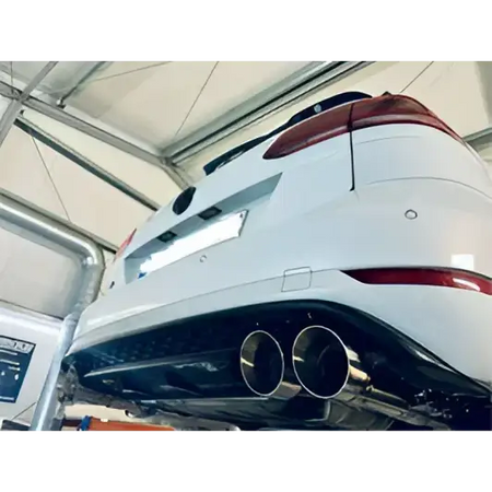 L-Performance - Golf 7R FL Variant - Terrorline-V4 Klappenauspuff 3,5Zoll - Abgasanlagen / Downpipes