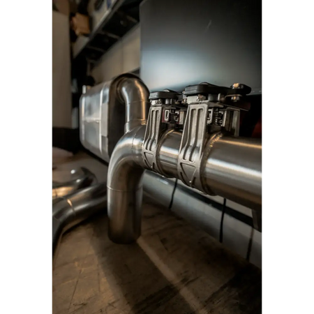 L-Performance - Golf 8 GTI / Clubsport - Terrorline V4 Klappenabgasanlage 3,5 Zoll - Abgasanlagen / Downpipes