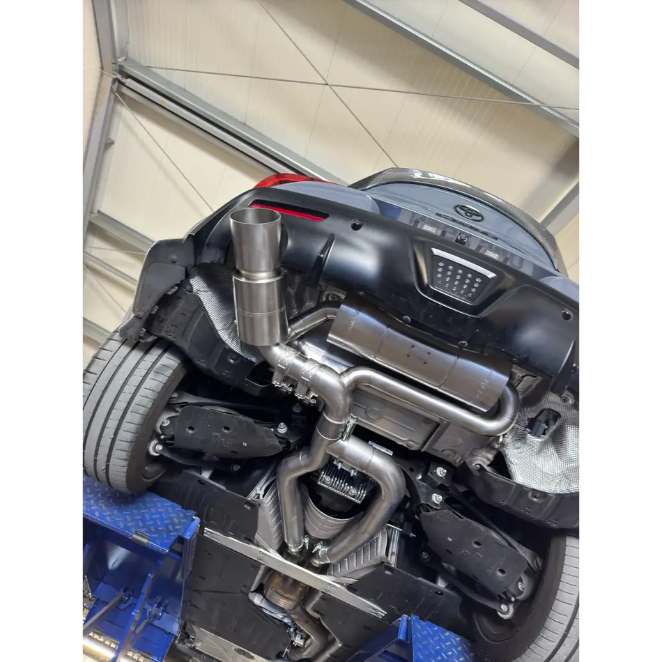 L-Performance - Toyota Supra GR Mk5 Single Exhaust Xtreme 3.5 Klappenabgasanlage - Abgasanlagen / Downpipes